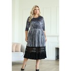 Платье женское, размер 58, цвет серый - Фото 11