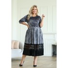 Платье женское, размер 58, цвет серый - Фото 12