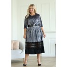 Платье женское, размер 58, цвет серый - Фото 14