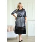 Платье женское, размер 58, цвет серый - Фото 15