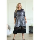 Платье женское, размер 58, цвет серый - Фото 9