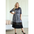 Платье женское, размер 58, цвет серый - Фото 10