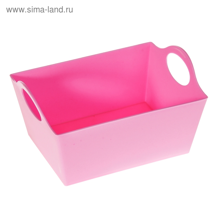 Корзинка пластиковая для хранения, 16×12×7 см, цвет МИКС - Фото 1