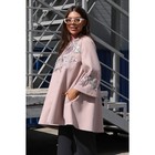 Пальто женское, размер 46, цвет розовый - Фото 7