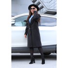 Пальто женское, размер 42, цвет чёрный - Фото 6