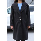 Пальто женское, размер 42, цвет чёрный - Фото 9