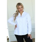 Блуза женская, размер 52, цвет белый - Фото 2
