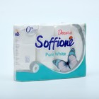 Туалетная бумага Soffione Pure White, 2 слоя, 12 рулонов - Фото 7