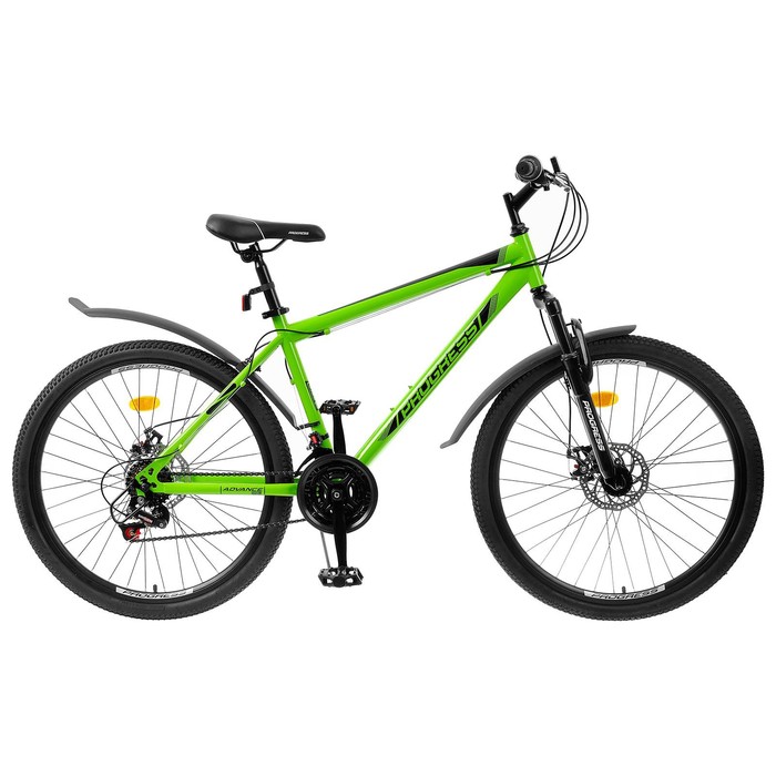 Велосипед 26" Progress модель Advance Disc RUS, цвет зеленый, размер рамы 19"