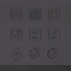 Ланч - бокс «Кофе», 500+500 мл, 20×8×9 см, пластик, серо-белый - Фото 6