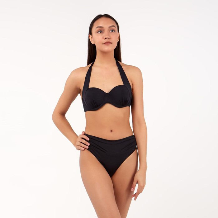 Купальник раздельный MINAKU Classic, размер 48, цвет чёрный