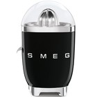 Соковыжималка Smeg CJF01BLEU, для цитрусовых, 70 Вт, отсек для шнура, чёрная