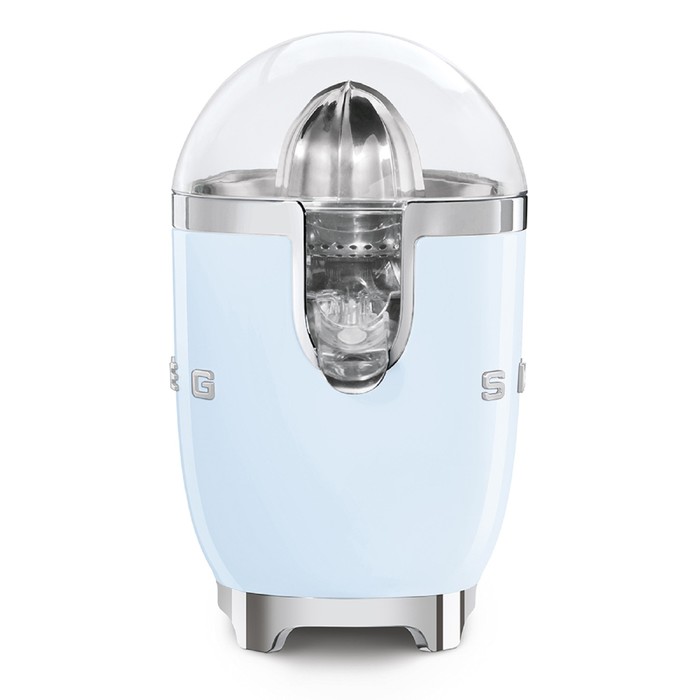 Соковыжималка Smeg CJF01PBEU, для цитрусовых, 70 Вт, отсек для шнура, голубая - фото 51344531 Соковыжималка Smeg CJF01PBEU, для цитрусовых, 70 Вт, отсек для шнура, голубая - фото 51344531