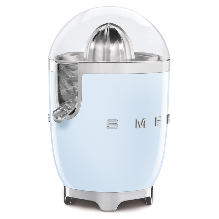 Соковыжималка Smeg CJF01PBEU, для цитрусовых, 70 Вт, отсек для шнура, голубая - фото 51344532 Соковыжималка Smeg CJF01PBEU, для цитрусовых, 70 Вт, отсек для шнура, голубая - фото 51344532