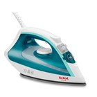 Утюг Tefal FV1710, 1800 Вт, антипригарная подошва, 200 мл, 80 г/мин, бело-голубой - Фото 1