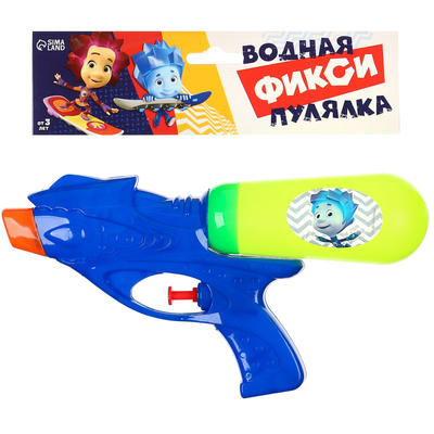 Водный пистолет «Водная Фикси Пулялка», Фиксики, МИКС