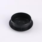 Заглушка внутренняя универсальная, d=73 мм, черная (комплект 10 шт) - фото 24585517