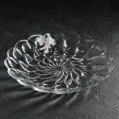 Тарелка стеклянная Florence, d=27,5 см