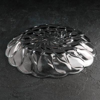 Тарелка стеклянная Florence, d=27,5 см