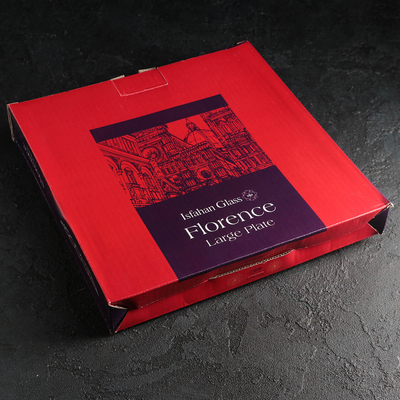 Тарелка стеклянная Florence, d=27,5 см