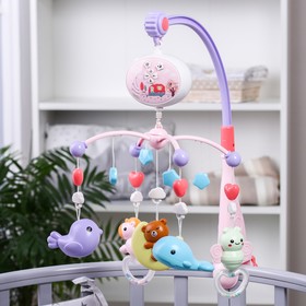 {{photo.Alt || photo.Description || 'УЦЕНКА Мобиль музыкальный «Гриб. Мишка на луне», работает от батареек, МИКС'}}