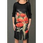 Платье женское, размер 46, цвет чёрный - Фото 2