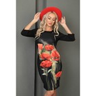 Платье женское, размер 46, цвет чёрный - Фото 9