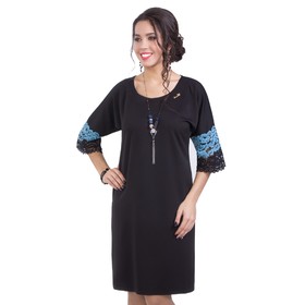 Платье женское, размер 42, цвет чёрный
