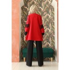 Пальто женское, размер 42, цвет красный - Фото 13