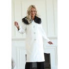 Пальто женское, размер 42, цвет белый - Фото 11