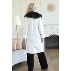 Пальто женское, размер 42, цвет белый - Фото 15