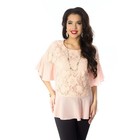 Блуза женская, размер 42, цвет розовый - Фото 1
