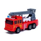 Машина инерционная «Пожарная служба», цвета МИКС в пакете - фото 11696554