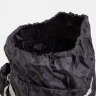 Рюкзак туристический, 60 л, отдел на шнурке, наружный карман, 2 боковые сетки, цвет чёрный/серый - Фото 4