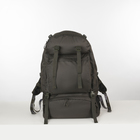 Рюкзак туристический, 80 л, отдел на молнии, 3 наружных кармана, цвет оливковый - Фото 1