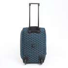 Сумка дорожная на колёсах, отдел на молнии, наружный карман, цвет синий - Фото 3