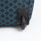 Сумка дорожная на колёсах, отдел на молнии, наружный карман, цвет синий - Фото 4