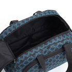 Сумка дорожная на колёсах, отдел на молнии, наружный карман, цвет синий - Фото 5