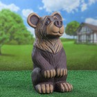 Садовая фигура "Медведь", акрил, коричневая, 38 см - Фото 1