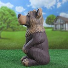 Садовая фигура "Медведь", акрил, коричневая, 38 см - Фото 2