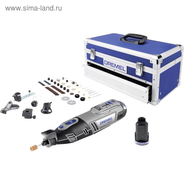Многофункциональный инструмент Dremel 8220 5/65, АКБ, ЗУ, 65 насадок, 0.8/1.6/2.4/3.2 мм - Фото 1