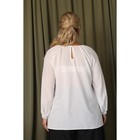 Блуза женская, размер 52, цвет белый - Фото 4