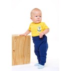 Футболка для мальчика, рост 62 см, цвет жёлтый - Фото 3