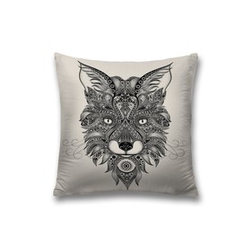 Наволочка декоративная «Мифический волк», на молнии, размер 45х45 см