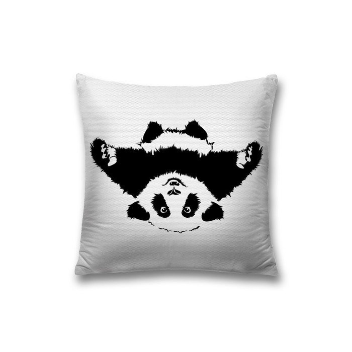 Наволочка декоративная «Перевернутая панда», на молнии, размер 45х45 см