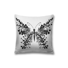 Наволочка декоративная «Растительная бабочка», на молнии, размер 45х45 см