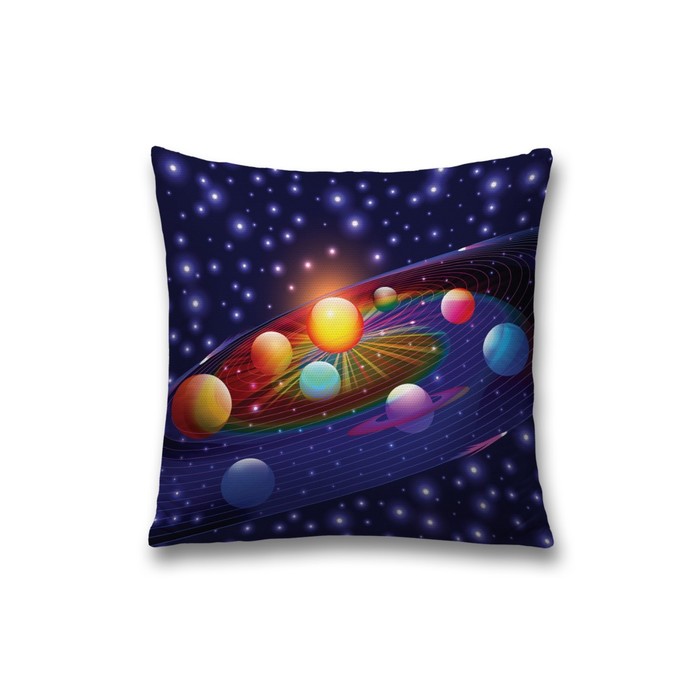 Наволочка декоративная «Краски солнечной системы», на молнии, размер 45х45 см