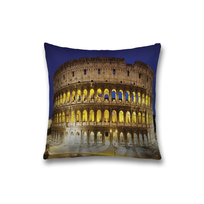 Наволочка декоративная «Яркий Колизей», на молнии, размер 45х45 см