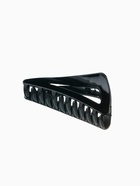 Крабик для волос «Глянец», треугольник, 7 см, чёрный (комплект 12 шт) - фото 52548091