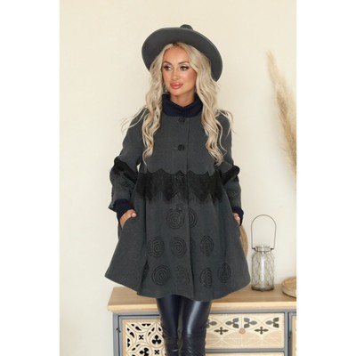 Пальто женское Wisell, размер 44, цвет серый